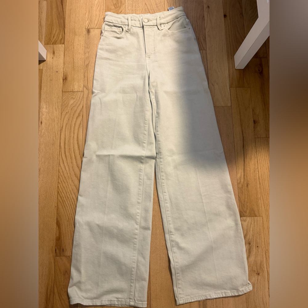 Good American Good Skate High Waisted Wide Leg Jeans